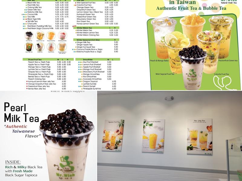 Mr. Wish - Pennsauken, NJ (Next to Sun Seng Supermarket) Menu