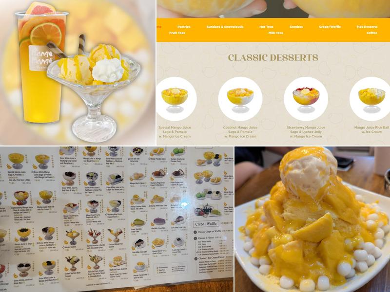 Mango Mango Dessert - Philly Chinatown Menu