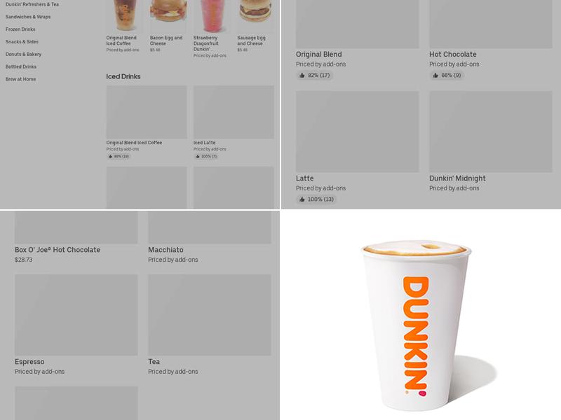 Dunkin' Menu
