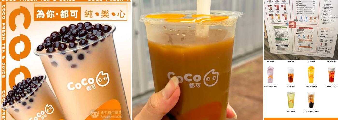 CoCo Fresh Tea & Juice Menu