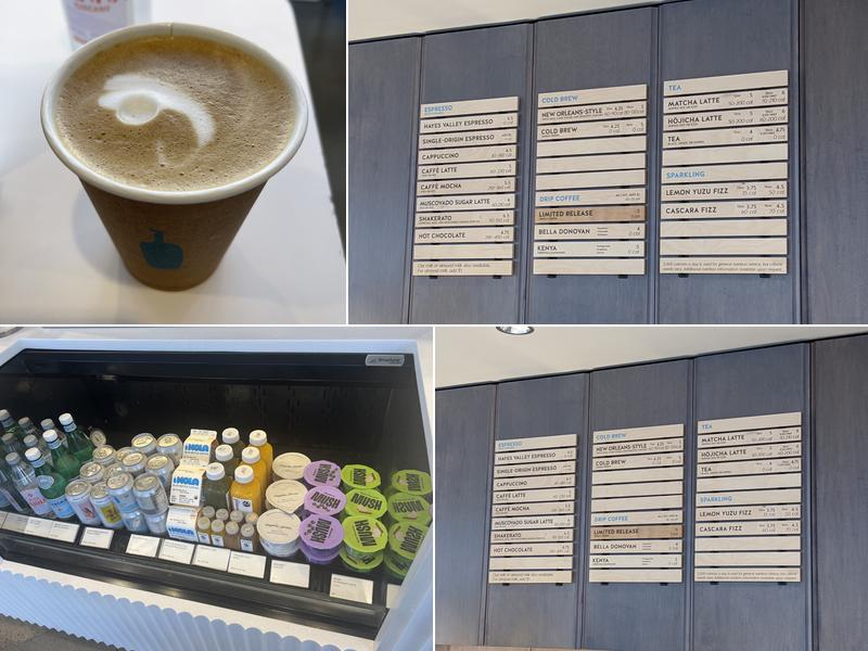 Blue Bottle Coffee Menu