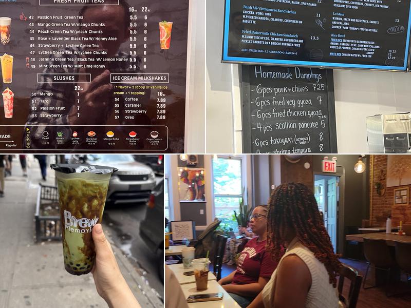 Brew Memories Menu