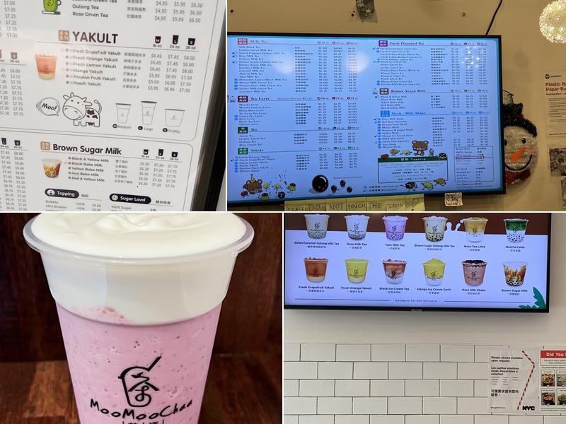 MooMooChaa Menu