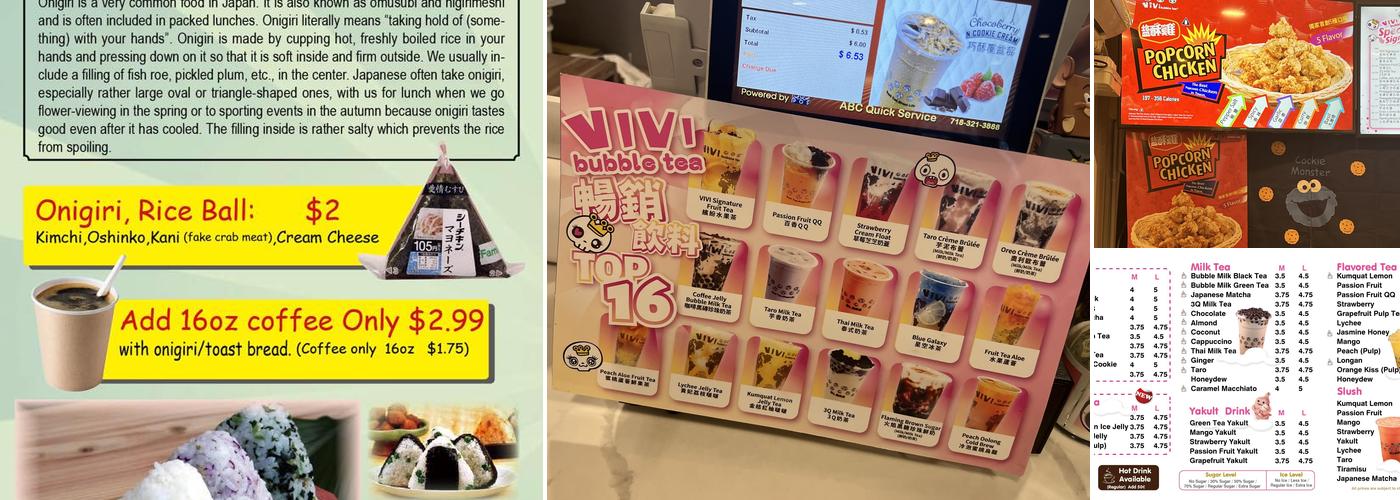 Vivi Bubble Tea Menu