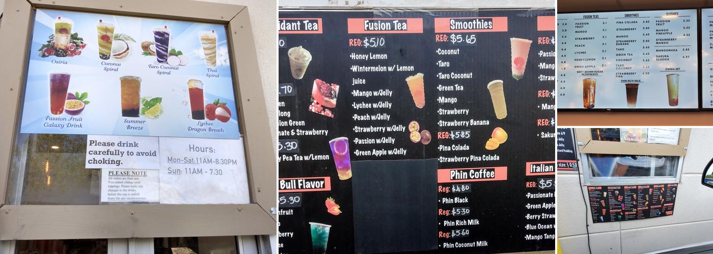 Lotus Boba Tea Menu