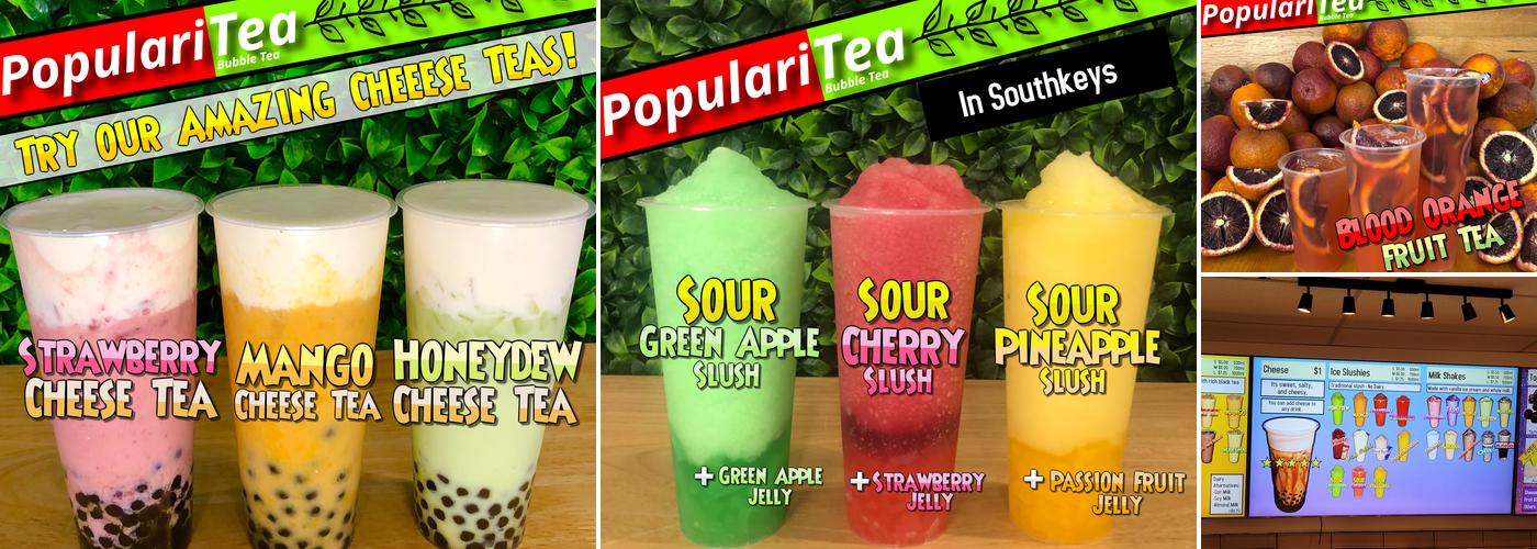 PopulariTea Bubble Tea Menu