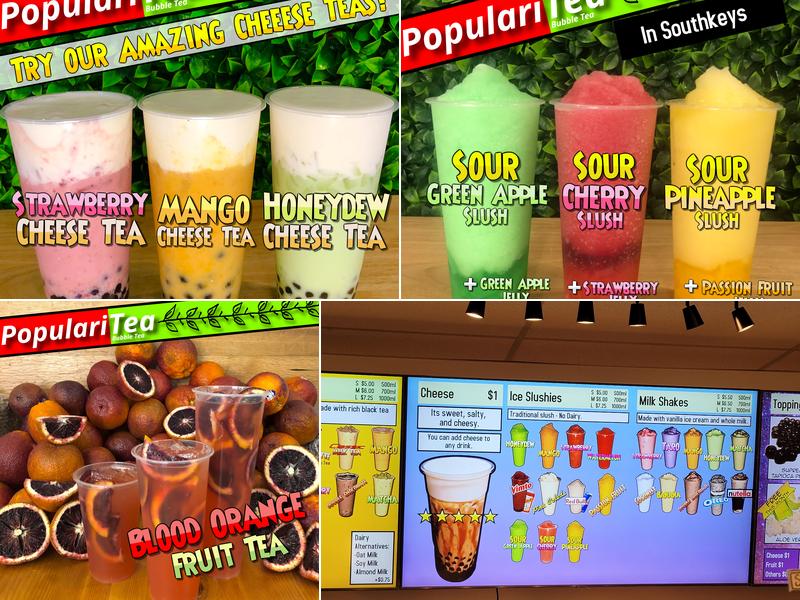 PopulariTea Bubble Tea Menu
