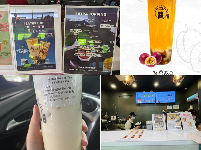 Y-NOT GO FOR TEA Menu