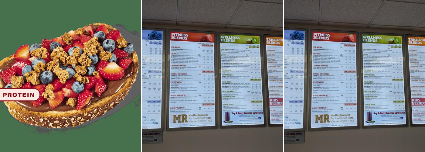 Smoothie King Menu