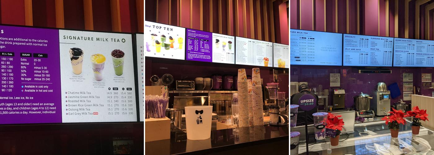 Chatime Menu