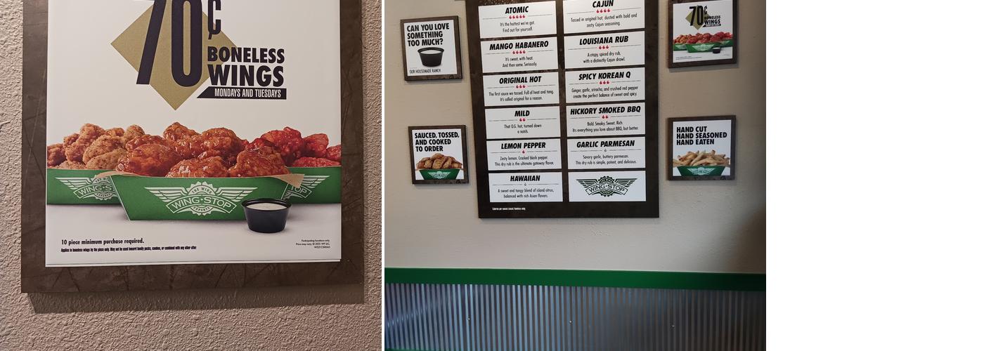 Wingstop Menu