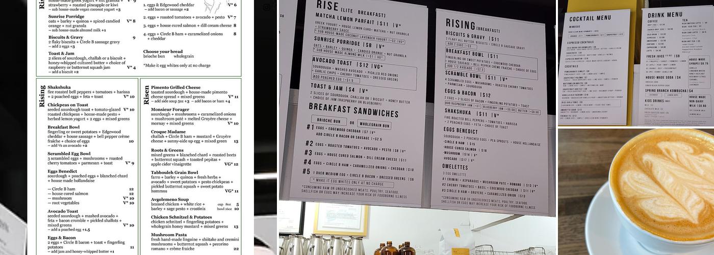 Rise Menu