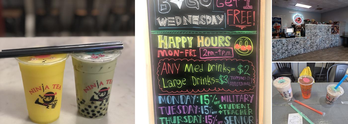 Ninja Tea Menu