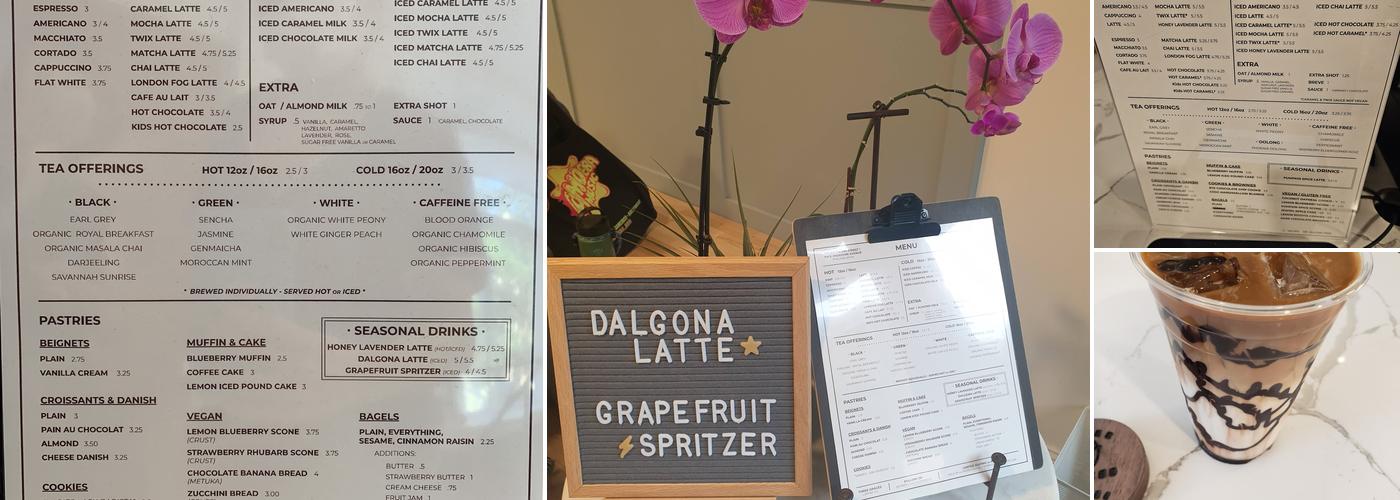 Three Graces Coffee Co. Menu