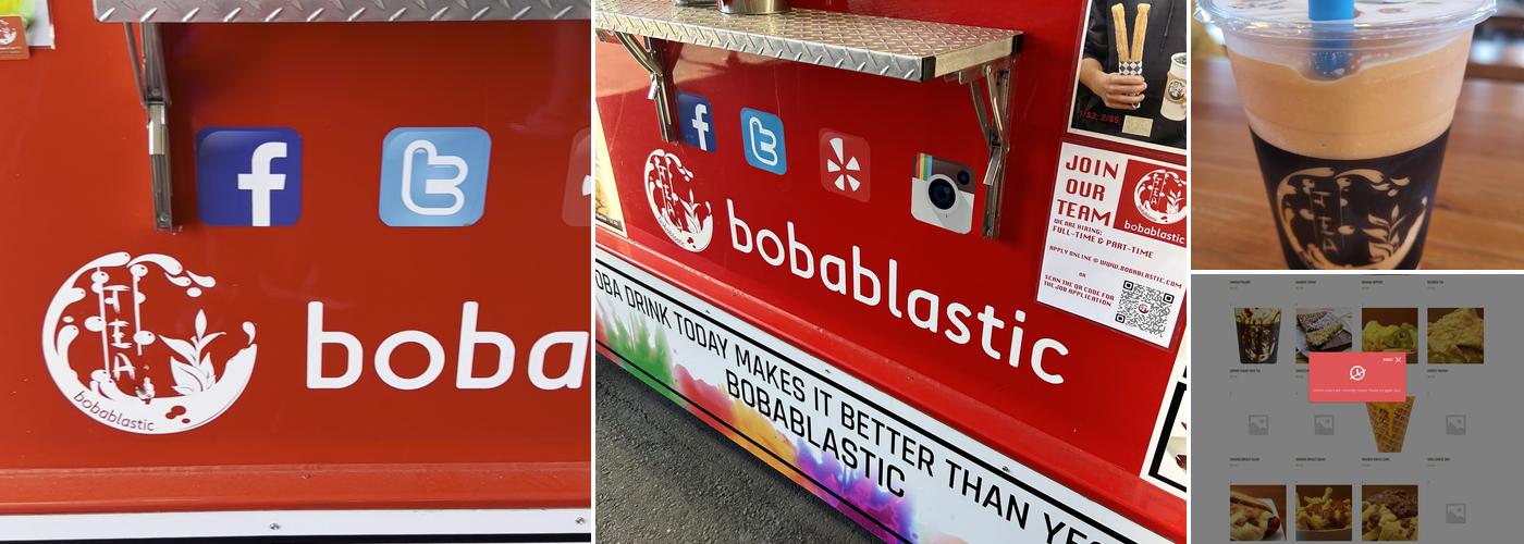 Bobablastic Menu