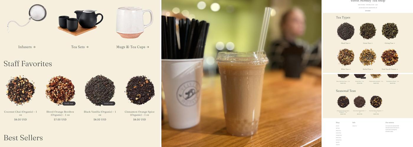 Velvet Monkey Tea Menu