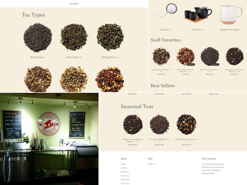 Velvet Monkey Tea Menu