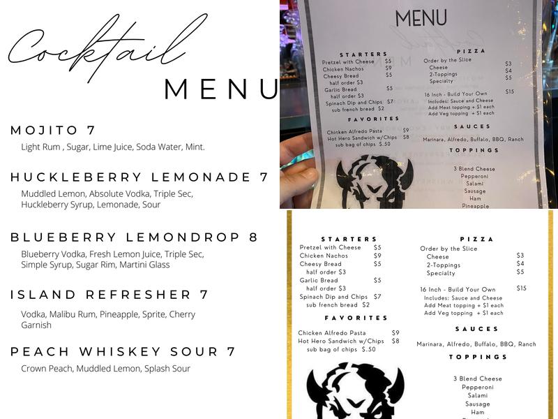 Buddy's Lounge Menu