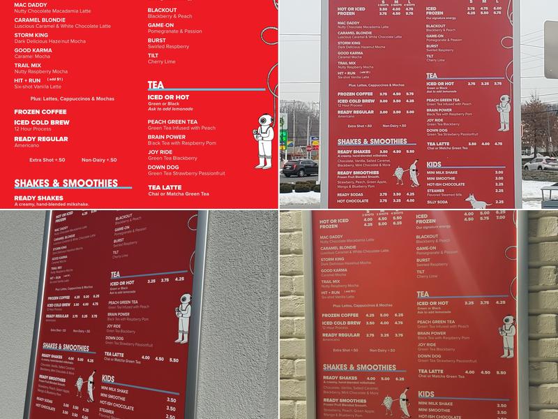 Ready Coffee Menu