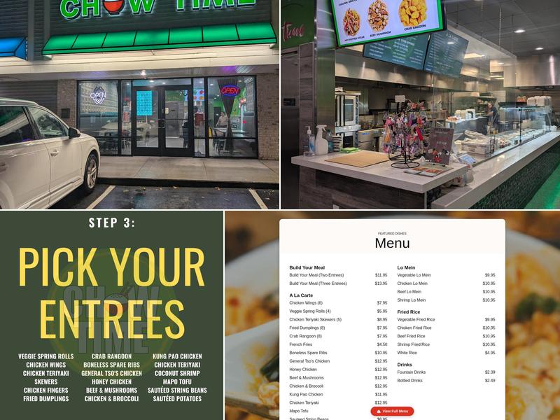 Chow Time Menu