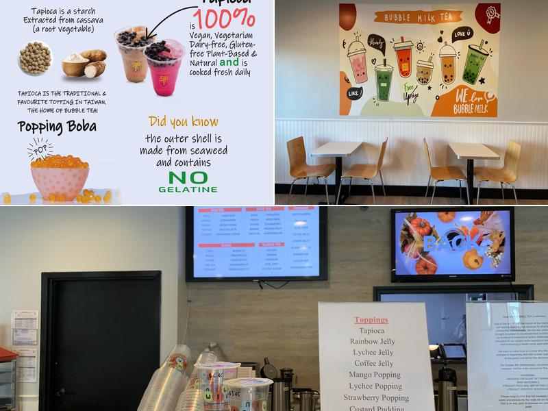 SIP Bubble Tea Menu