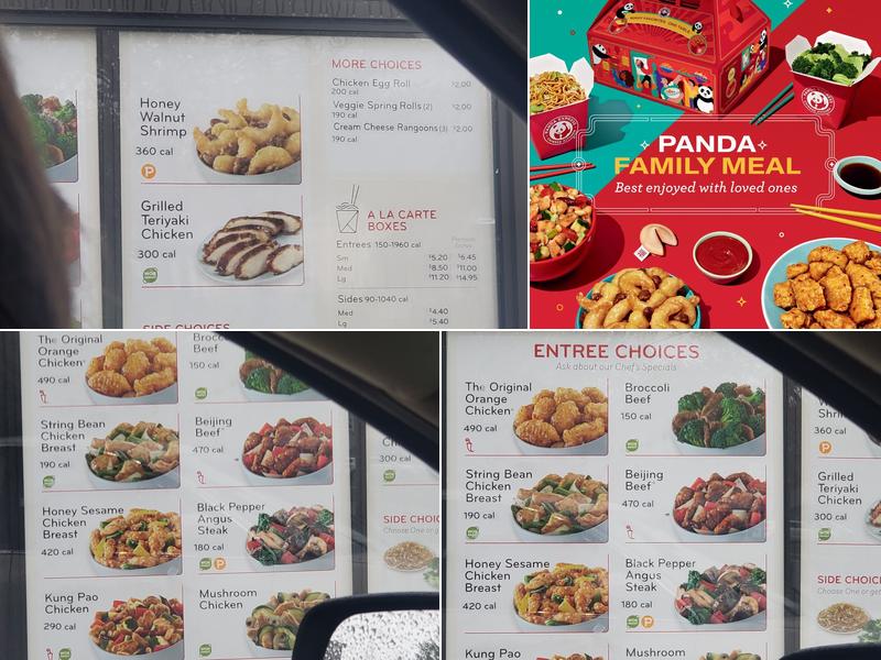 Panda Express Menu