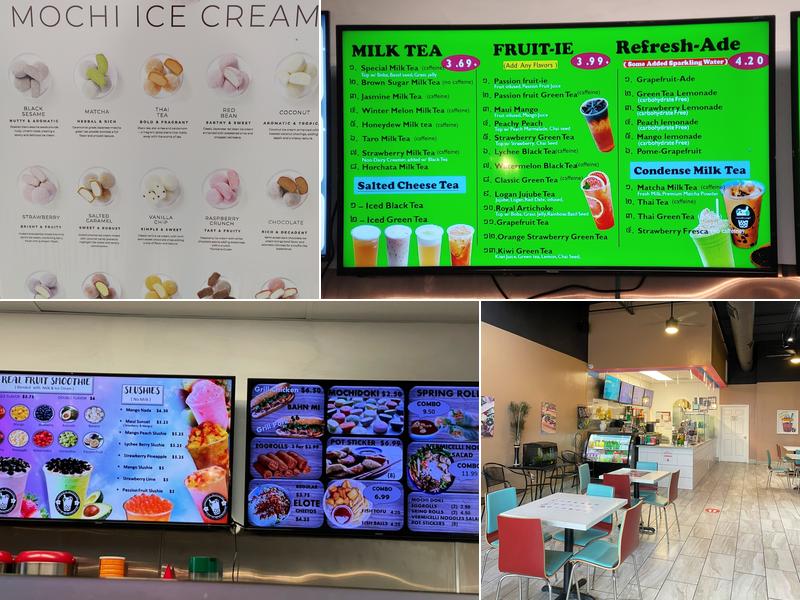 Tapioca Blossom Menu