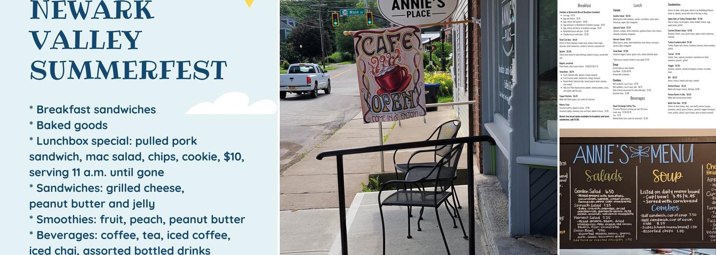 Annie’s Place Menu
