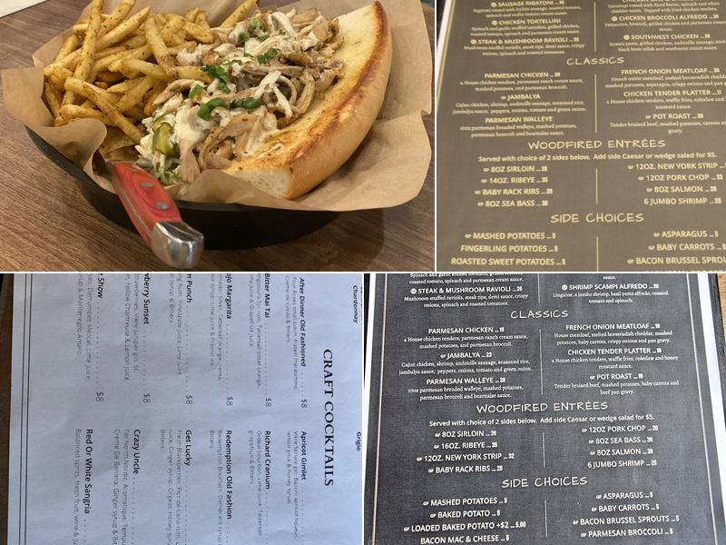 Redemption Restaurant Menu