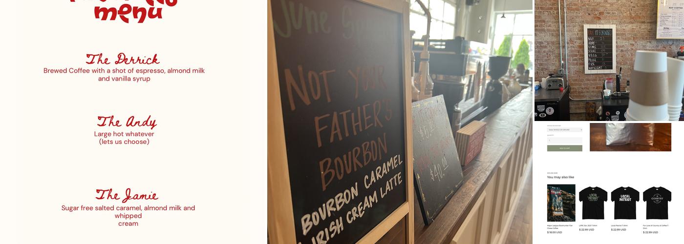 Local Patriot Roasting Company Menu