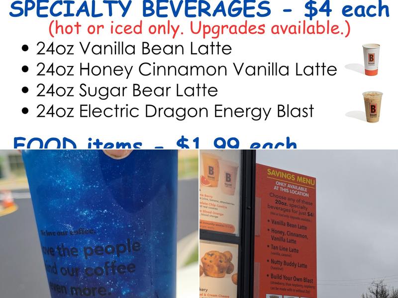 BIGGBY COFFEE Menu