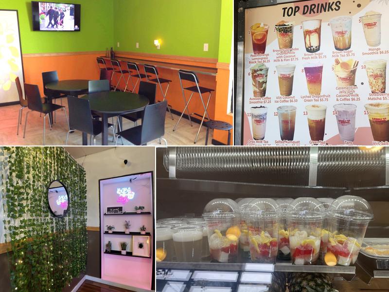 Bubble Tea, Fresh Fruit Juice