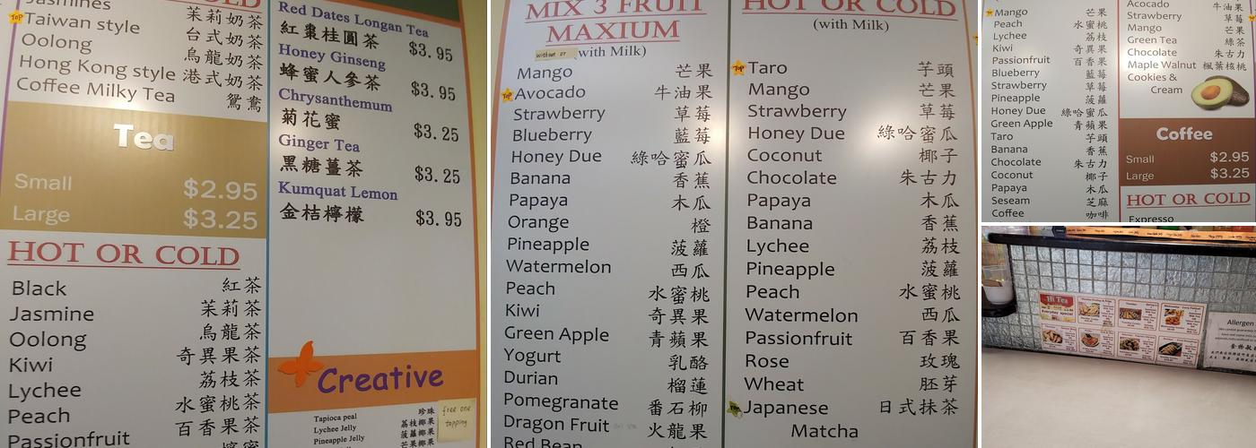 HI-Tea Menu