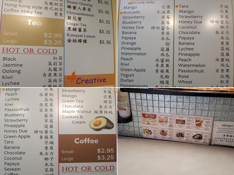 HI-Tea Menu