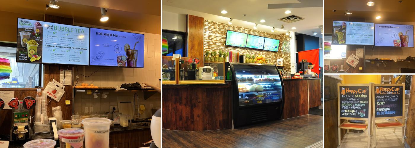 HAPPY CUP Woodbine Menu