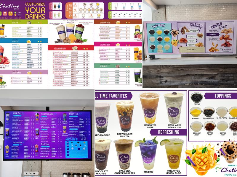 Chatime Marda Loop Menu