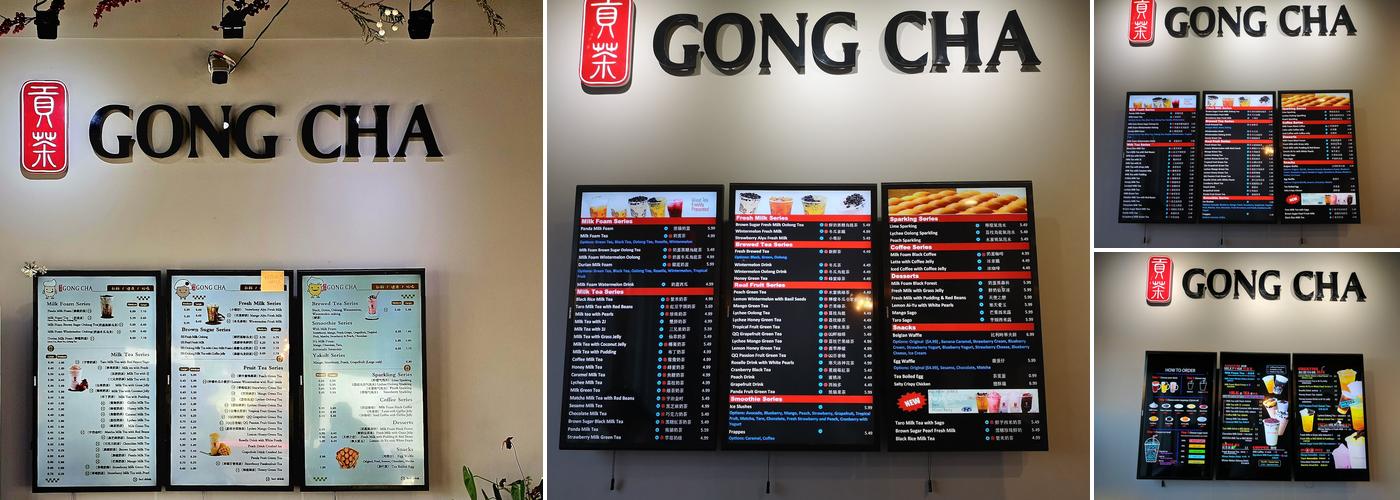GongCha Bubble Tea Menu
