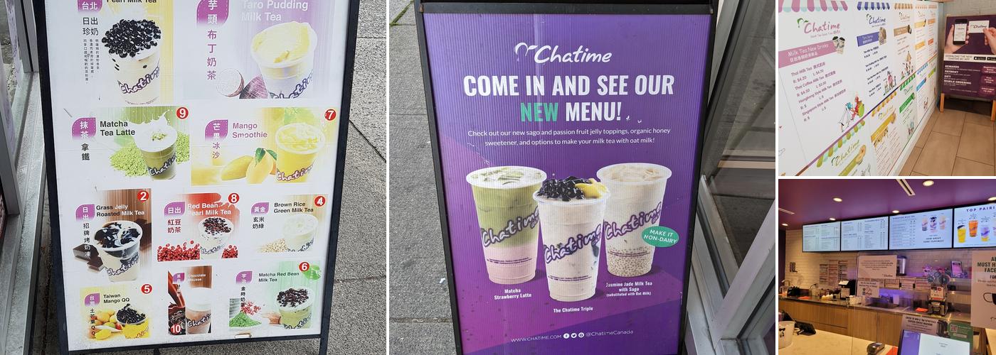Chatime Menu