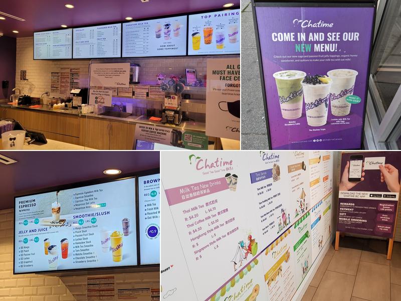 Chatime Menu