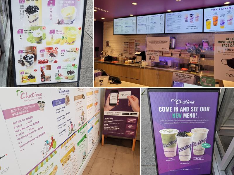 Chatime Menu