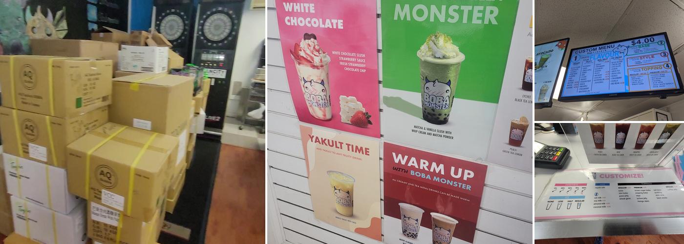 Boba Monster Menu