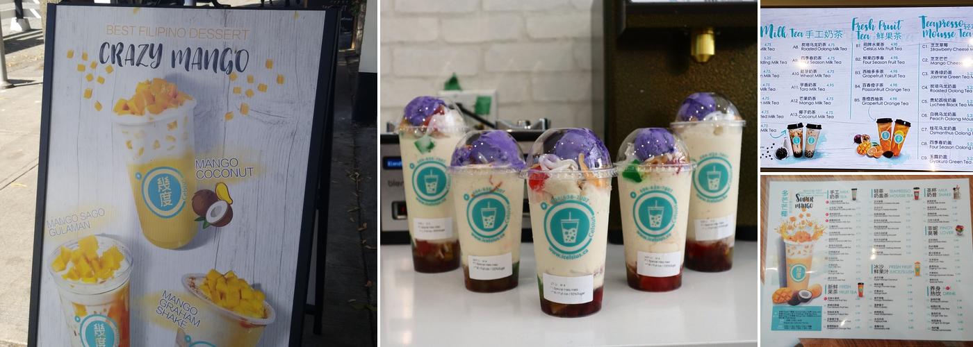 Celsius Bubble Tea Menu