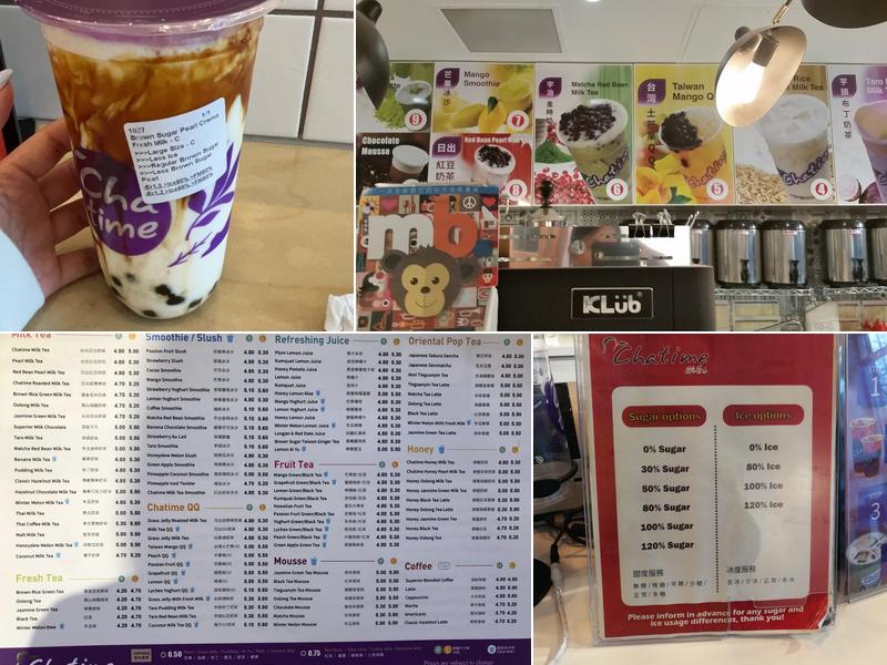 Chatime Kerrisdale Menu