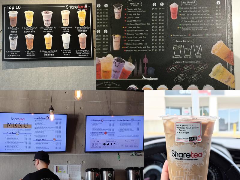 Sharetea Menu