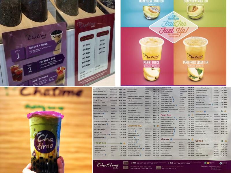 Chatime Menu