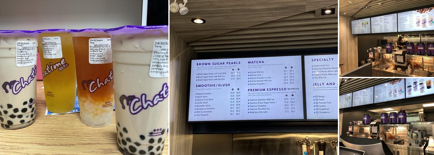 Chatime Bubble Tea Menu