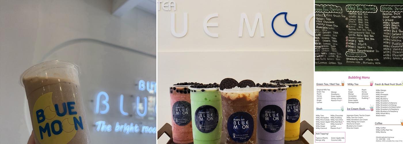 Bubble Tea Bluemoon Menu