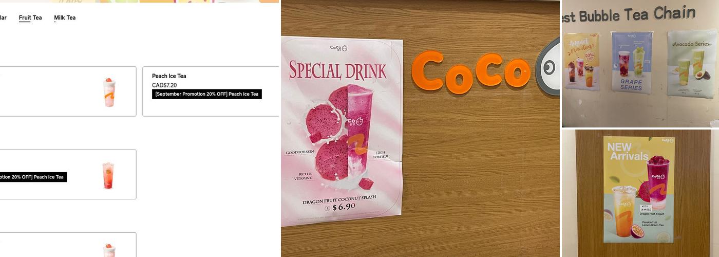Coco Bubble Tea (Kingsway) Menu