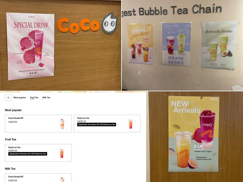 Coco Bubble Tea (Kingsway) Menu