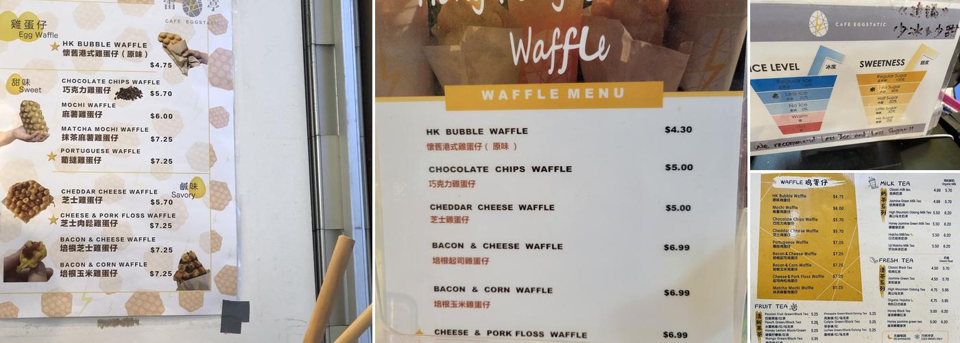 Café Eggstatic Menu